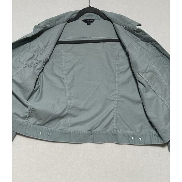 Lands' End Women's Corduroy Green Color Jacket Size 18-20 XL With Chest Pockets - Picture 5 of 10